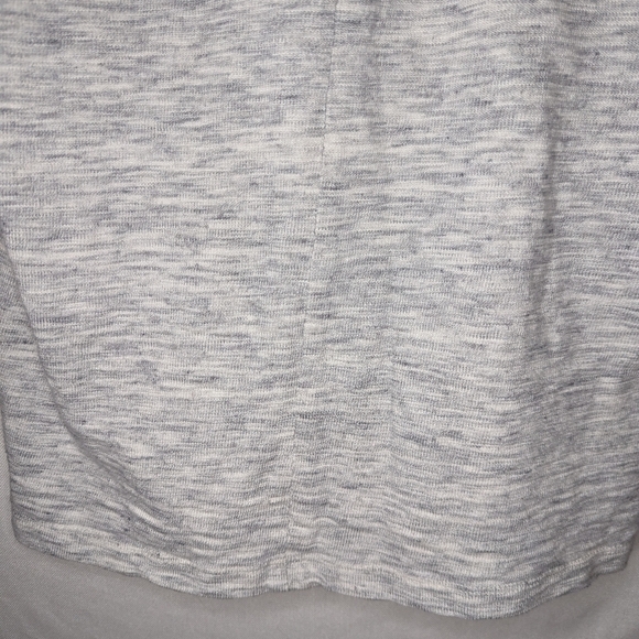 Madewell Ivory Grey Colorblock Sleeveless Mock Neck Tank Sz XS - Picture 5 of 11